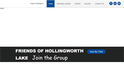 Desktop Screenshot of friendsofhollingworthlake.org