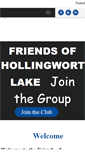 Mobile Screenshot of friendsofhollingworthlake.org